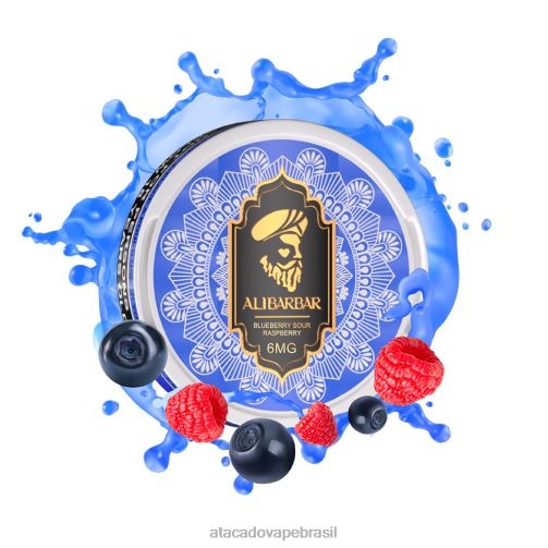 Vape Cigarro Eletrônico Barato TF8H066 | ALIBARBAR framboesa azeda de mirtilo bolsa de nicotina