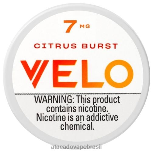 Vape Atacado Mercado Livre TF8H044 | VELO explosão cítrica bolsa de nicotina 7mg