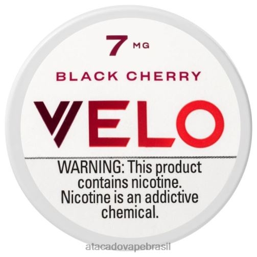 Vape Cigarro Eletrônico Barato TF8H046 | VELO cereja preta bolsa de nicotina 7mg