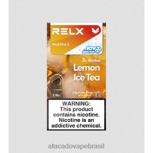 chá gelado de limão