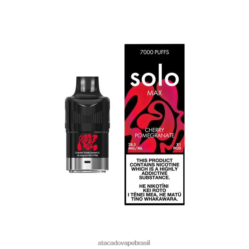 Vape Cigarro Eletronico Comprar 04B2ZF83 - Solo MAX vagem romã cereja