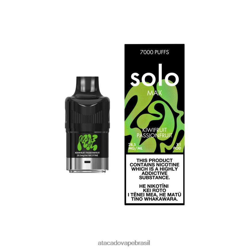 Vape Cigarro Eletronico Comprar 04B2ZF90 - Solo MAX vagem kiwi maracujá