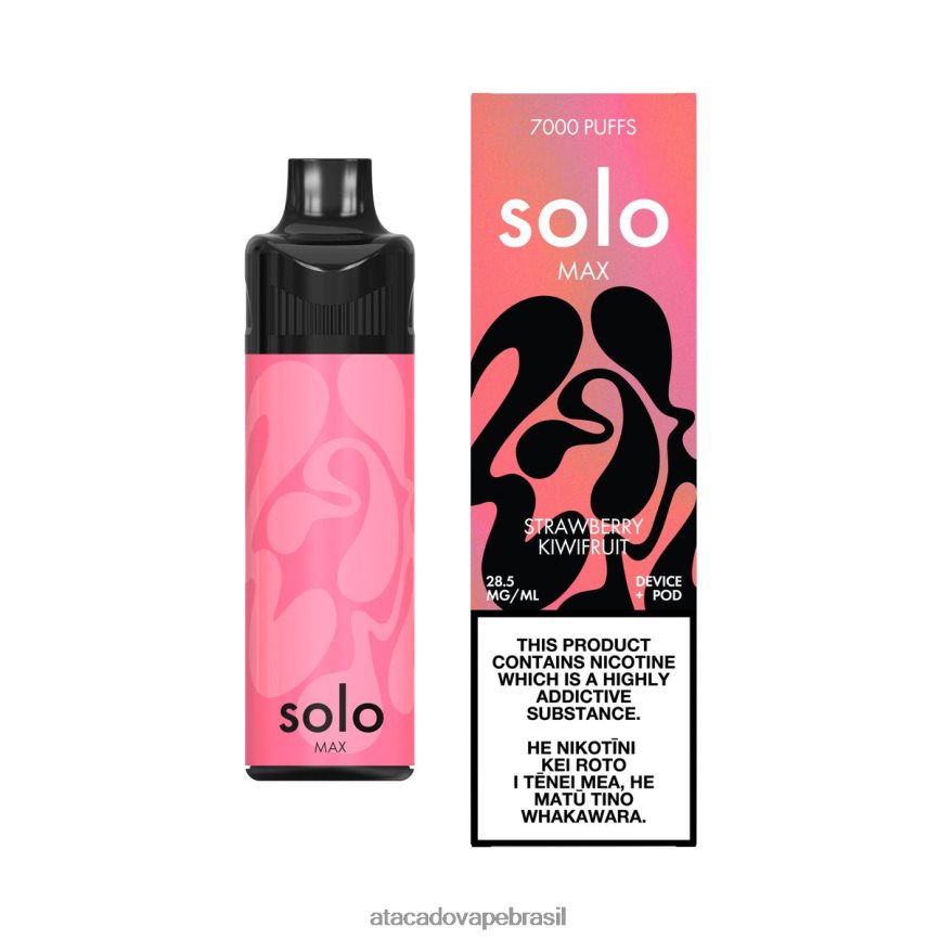 Atacado Vape Brasil 04B2ZF71 - Solo MAX conjunto de cápsulas kiwi morango