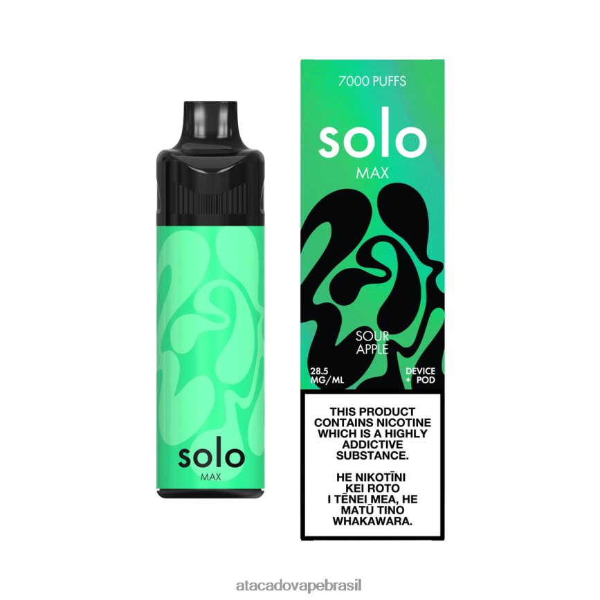 Cigarro Eletronico Vape 04B2ZF70 - Solo MAX conjunto de cápsulas maçã azeda