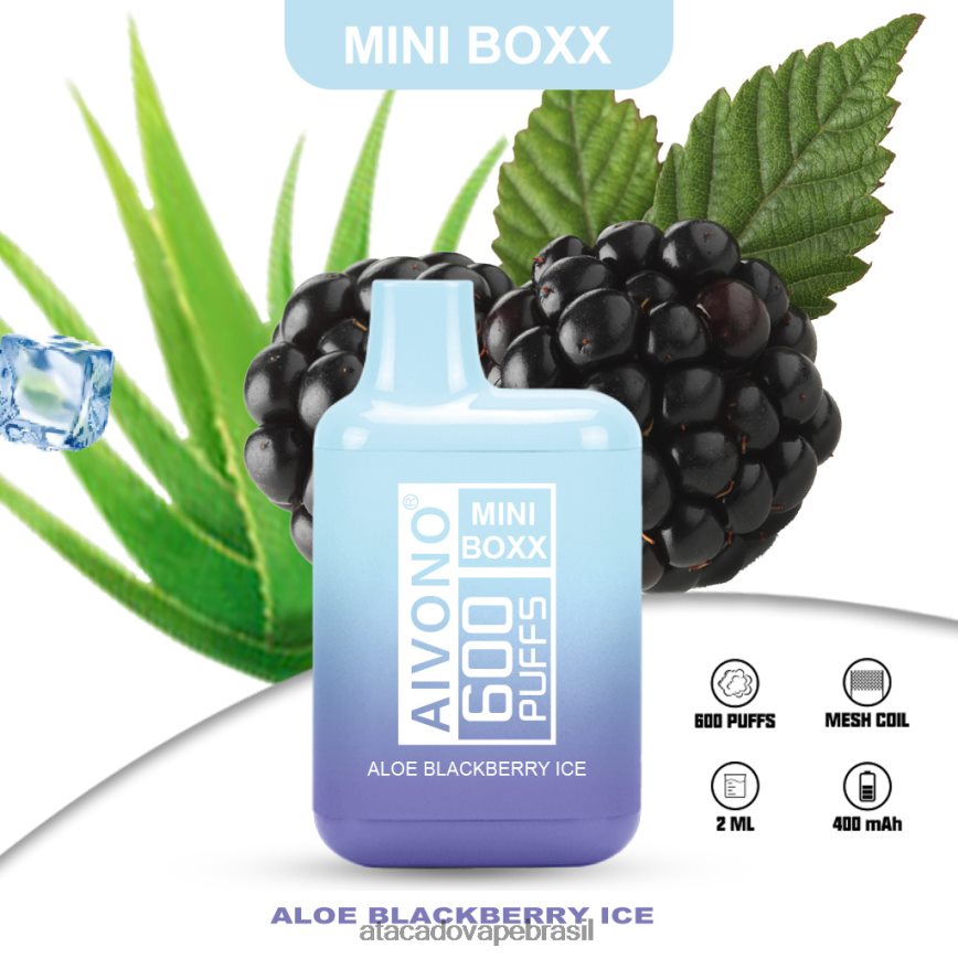 Aivono AIM MINI BOXX 600 gelo atual de aloe - 4N686L240 Grossiste Vape