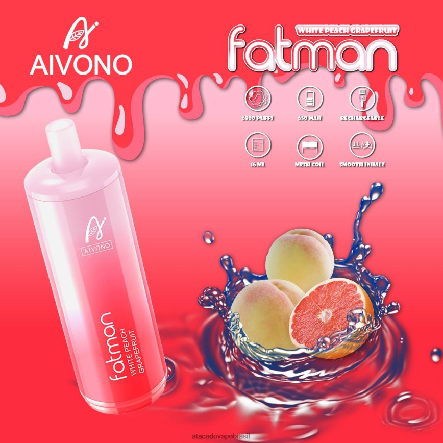 Aivono FATMAN 6800 toranja - 4N686L25 Vape Brasília Taguatinga