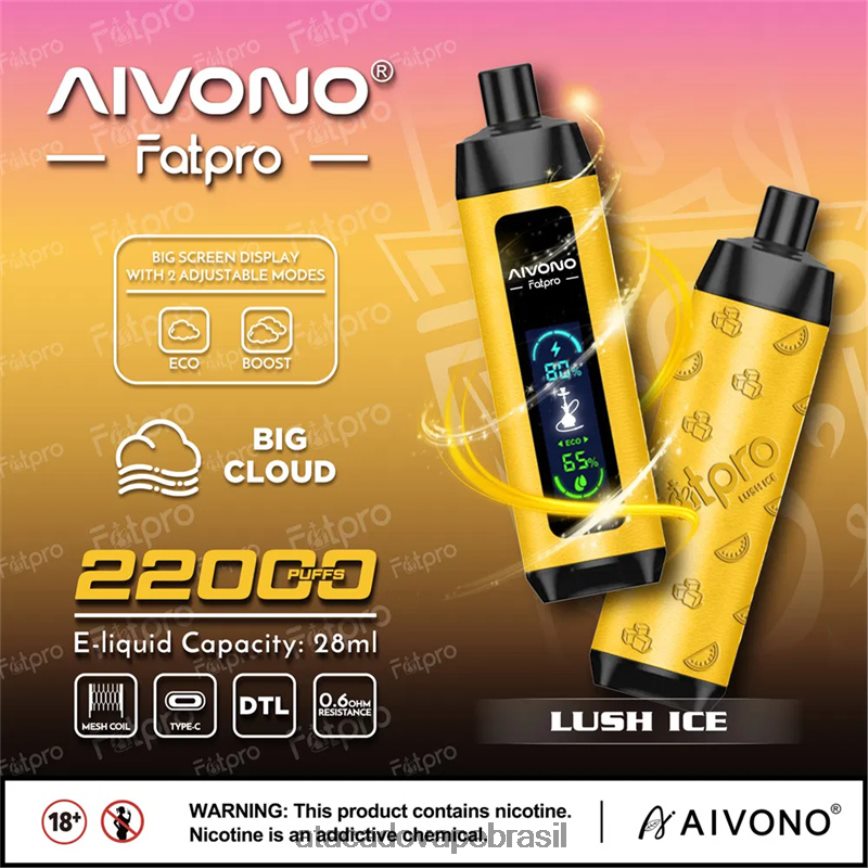 Aivono Fatpro 22.000 gelo exuberante - 4N686L3 Atacado Vaporizador