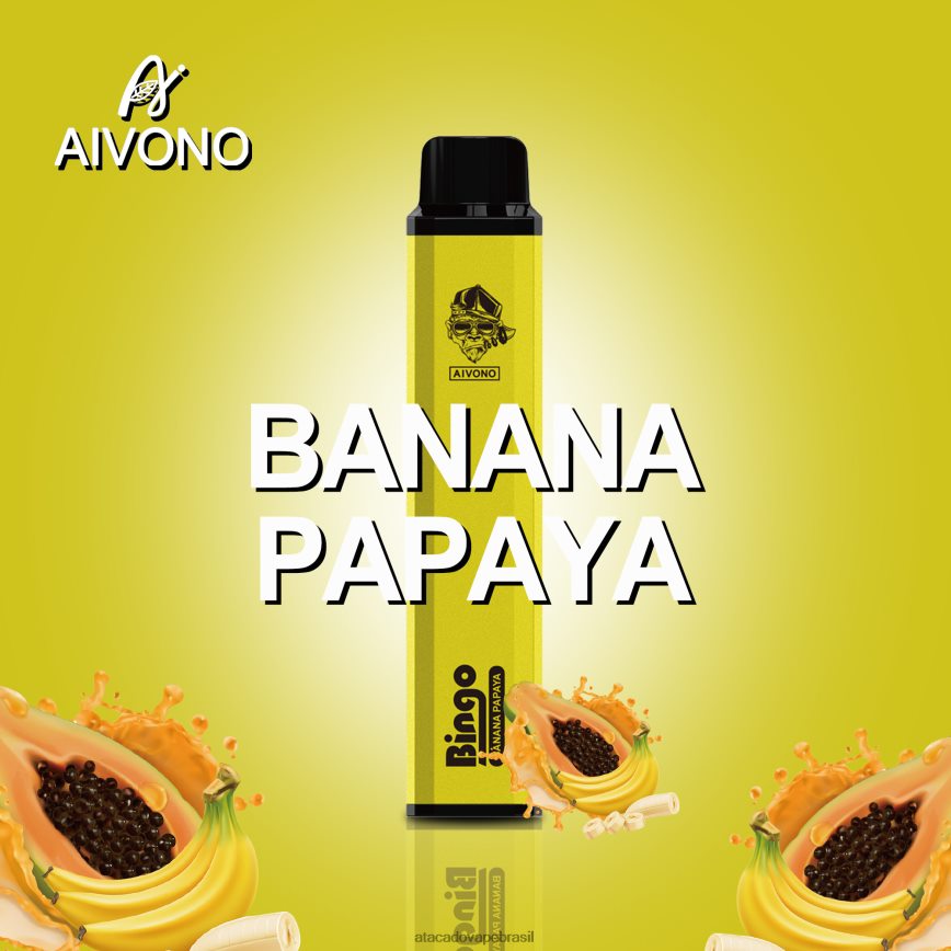 Aivono AIM BINGO 4000 banana mamão - 4N686L137 Vape Brasília Taguatinga