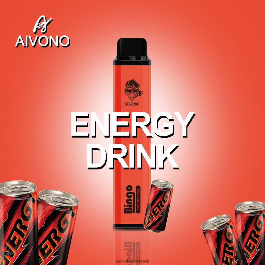Aivono AIM BINGO 4000 bebida energética - 4N686L141 Atacado Vape Brasil