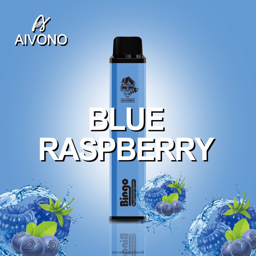 Aivono AIM BINGO 4000 framboesa azul - 4N686L143 Atacado Vaporizador