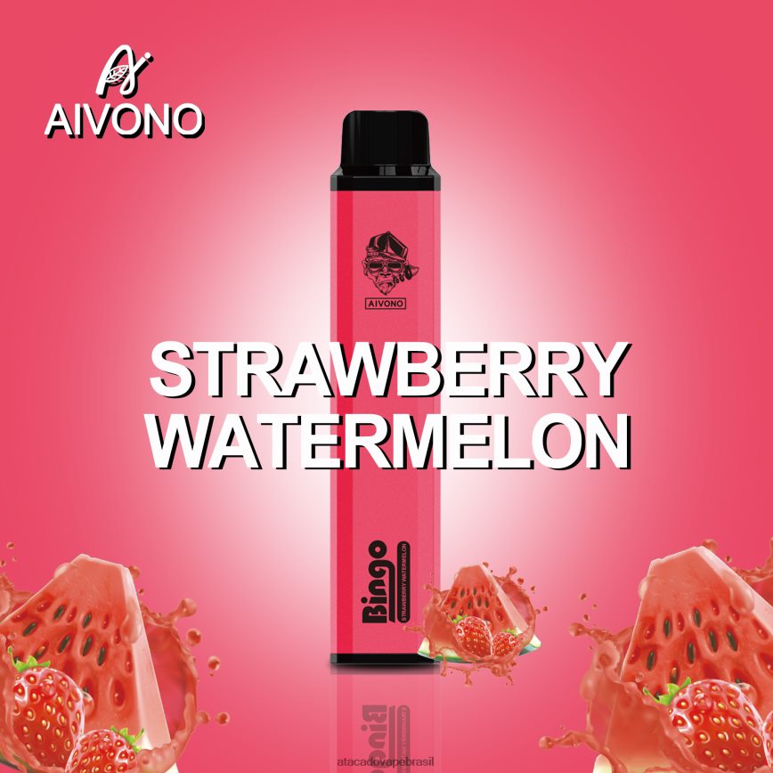 Aivono AIM BINGO 4000 melancia morango - 4N686L133 Cigarro Eletronico Vape