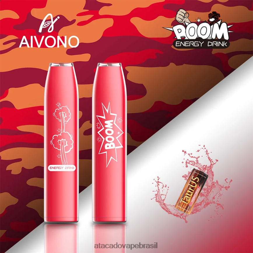 Aivono AIM BOOM 600 bebida energética - 4N686L358 Atacado Vape Brasil