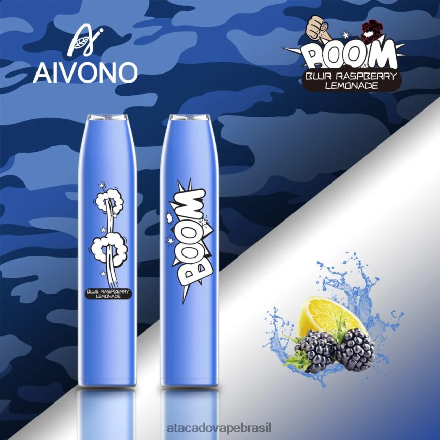 Aivono AIM BOOM 600 limonada de framboesa azul - 4N686L355 Vape Cigarro Eletrônico Barato