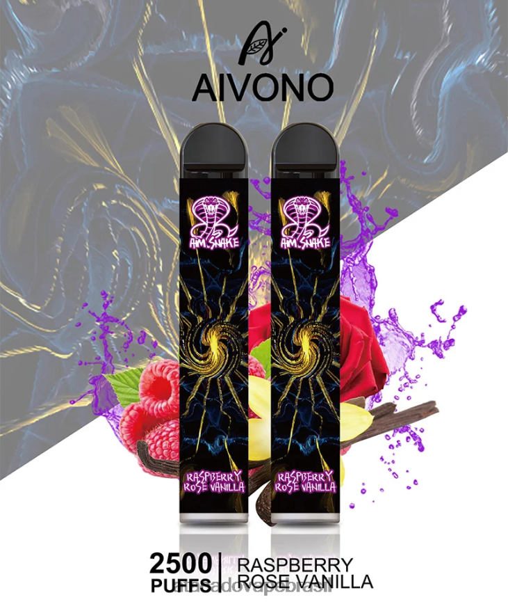 Aivono AIM SNAKE 2500 framboesa rosa baunilha - 4N686L317 Grossiste Vape