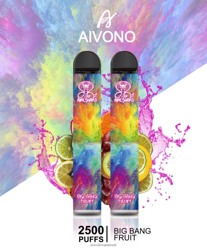 Aivono AIM SNAKE 2500 fruta do grande estrondo - 4N686L322 Cigarro Eletronico Vape