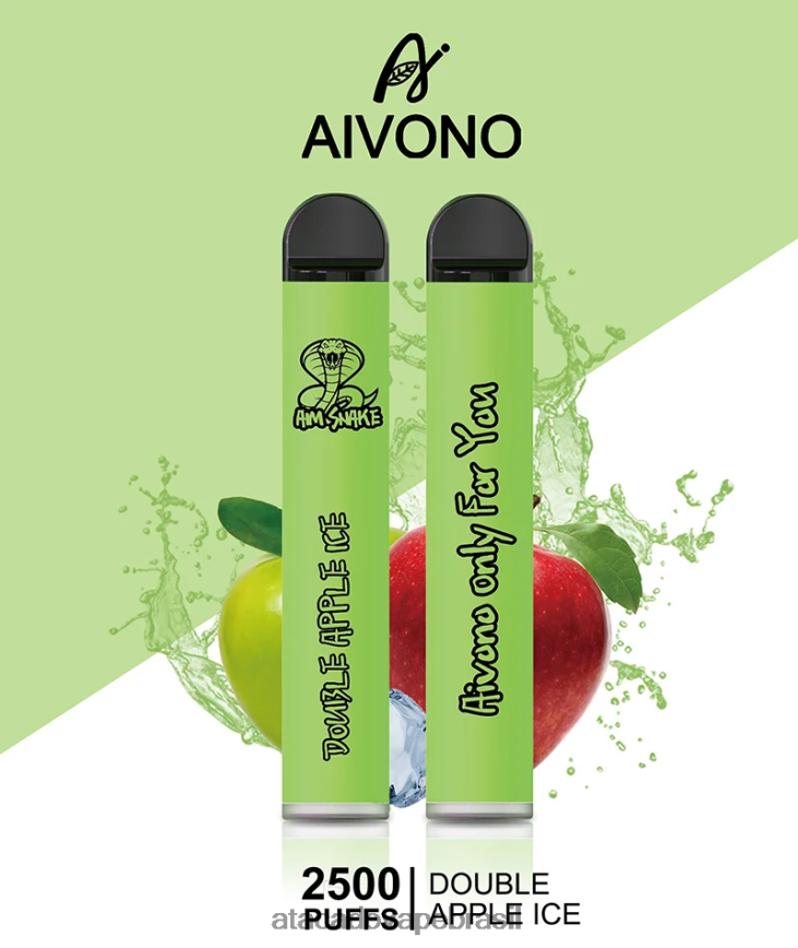 Aivono AIM SNAKE 2500 gelo de maçã duplo - 4N686L304 Atacado Vaporizador