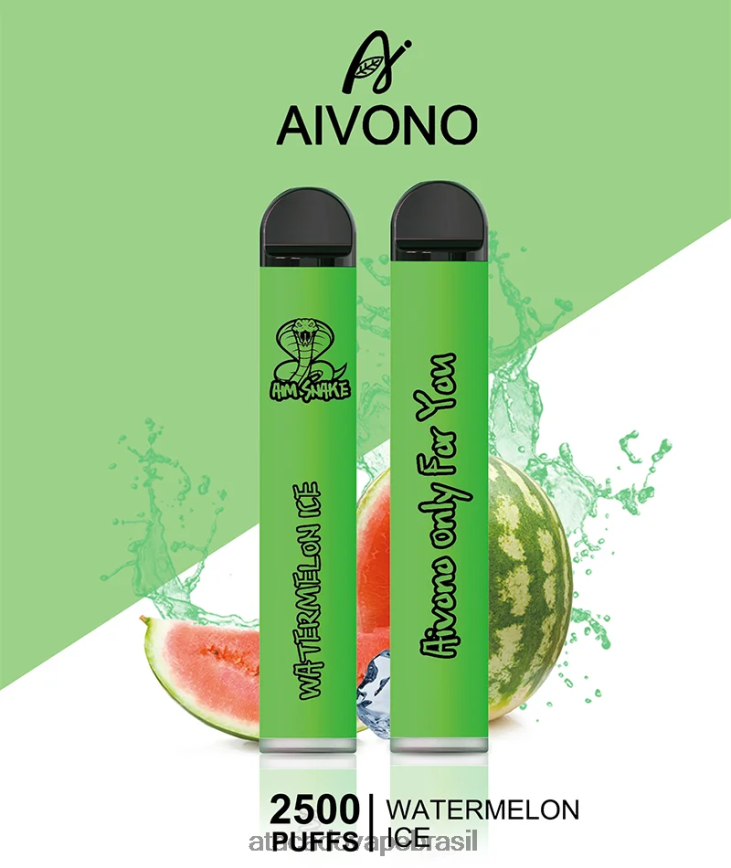 Aivono AIM SNAKE 2500 gelo de melancia - 4N686L321 Vape Cigarro Eletronico Comprar