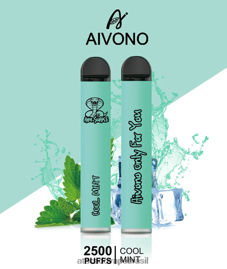 Aivono AIM SNAKE 2500 menta fresca - 4N686L302 Atacado Vape Brasil