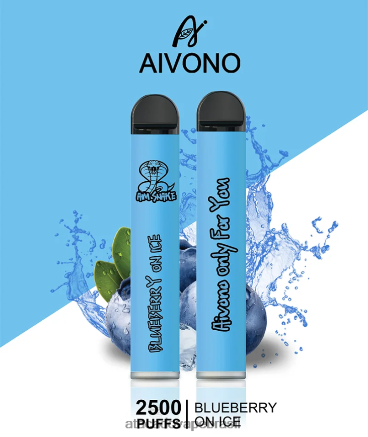 Aivono AIM SNAKE 2500 mirtilo no gelo - 4N686L299 Vape Cigarro Eletrônico Barato