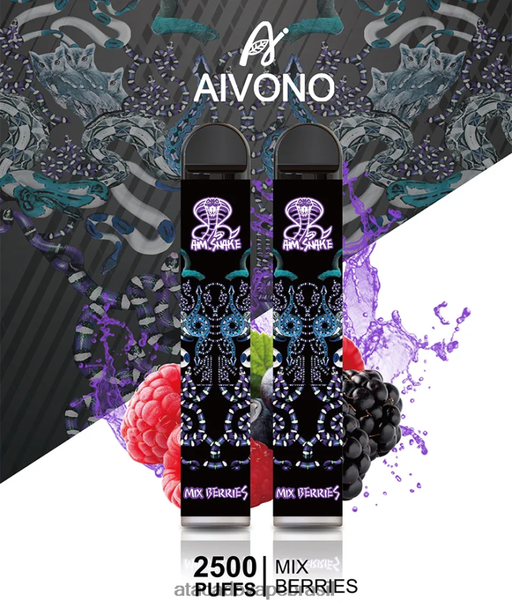 Aivono AIM SNAKE 2500 misture frutas - 4N686L312 Vape Brasília Taguatinga