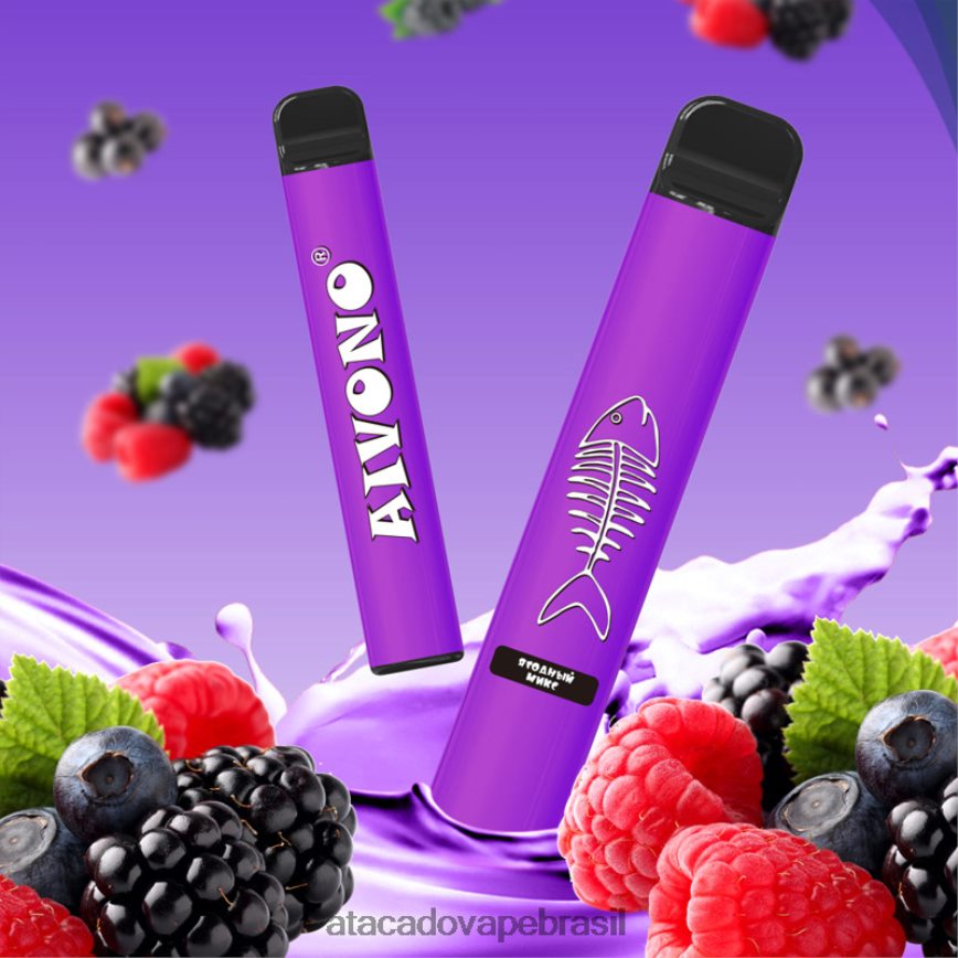 Aivono AIM FISHBONE 600 baga mista - 4N686L285 Vape Cigarro Eletrônico Barato