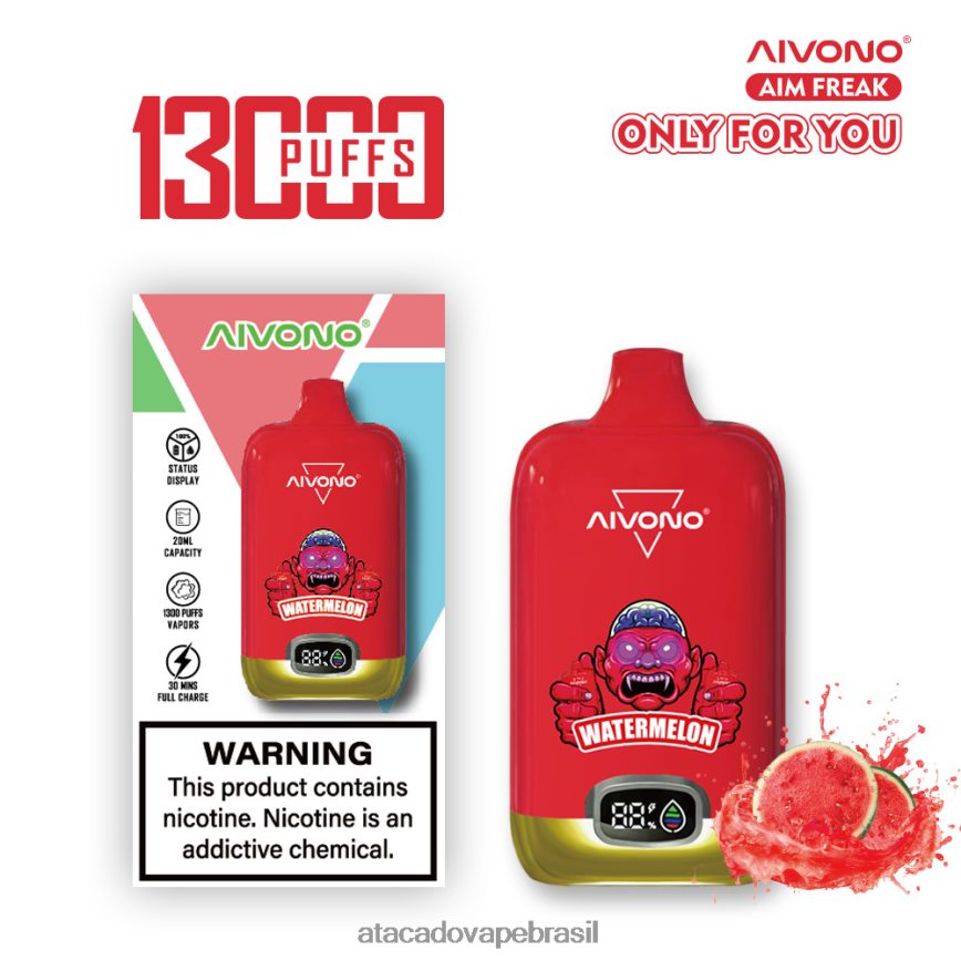 Aivono AIM FREAK 13.000 melancia - 4N686L244 Vape Cigarro Eletronico Comprar