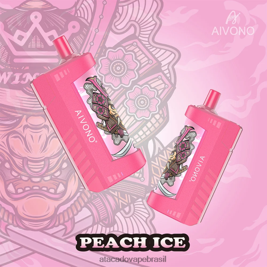 Aivono AIM WINNER 5.000 gelo de pêssego - 4N686L129 Atacado Vaporizador