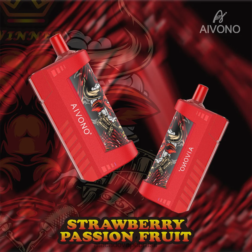 Aivono AIM WINNER 5.000 maracujá morango - 4N686L130 Vape Brasília Taguatinga