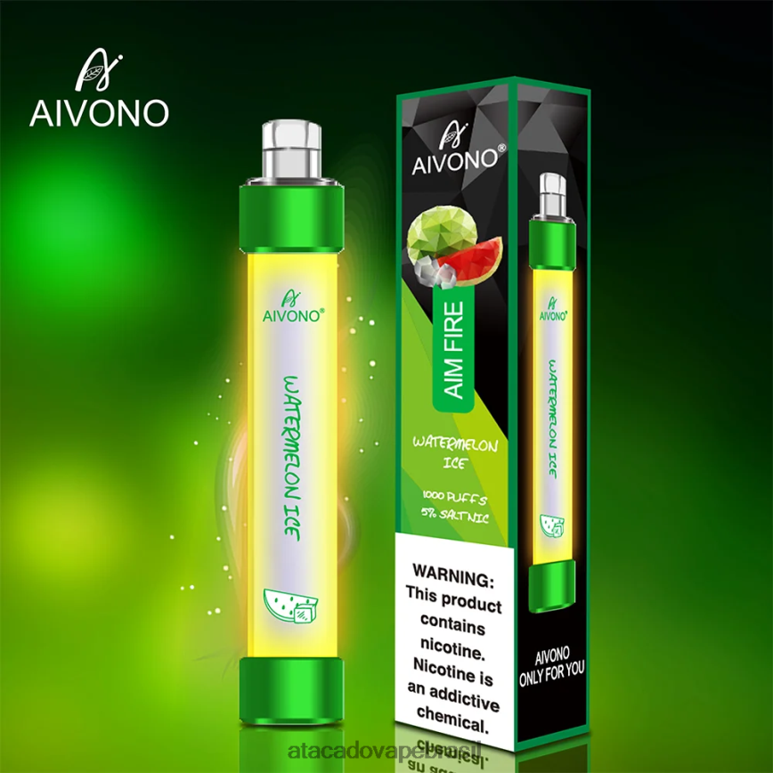 Aivono AIM FIRE 1000 gelo de melancia - 4N686L333 Vape Brasília Taguatinga