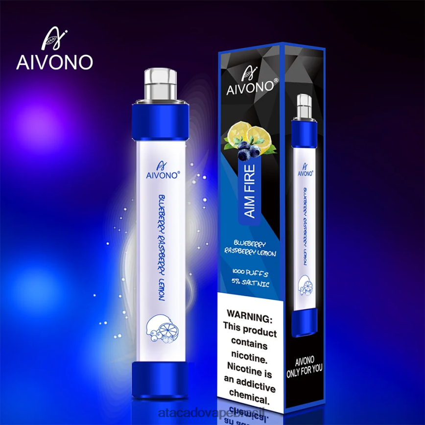 Aivono AIM FIRE 1000 mirtilo framboesa limão - 4N686L327 Vape Cigarro Eletrônico Barato