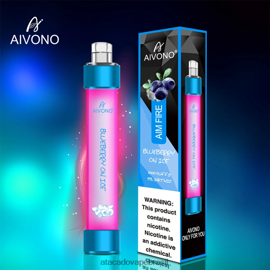Aivono AIM FIRE 1000 mirtilo no gelo - 4N686L326 Vape Brasília Taguatinga