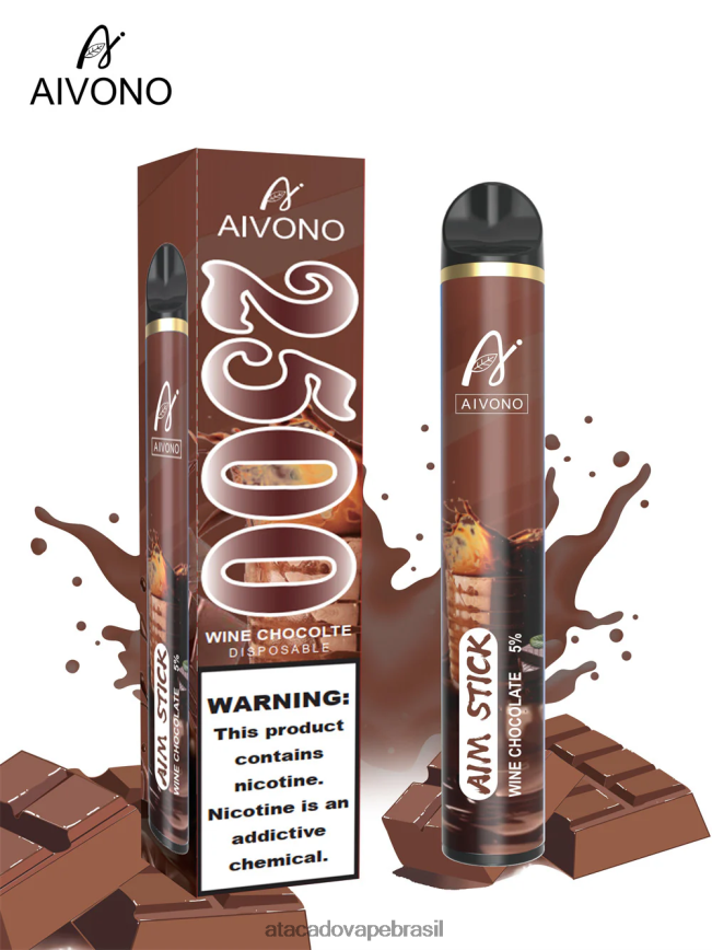 Aivono AIM STICK 2500 vinho chocolate - 4N686L156 Grossiste Vape