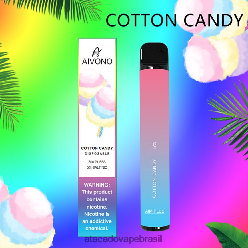 Aivono AIM PLUS 800 algodão doce - 4N686L178 Atacado Vaporizador