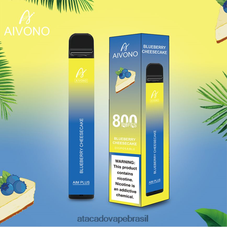 Aivono AIM PLUS 800 cheesecake de mirtilo - 4N686L174 Vape Cigarro Eletronico Comprar