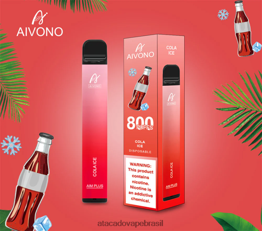 Aivono AIM PLUS 800 gelo de cola - 4N686L176 Atacado Vape Brasil