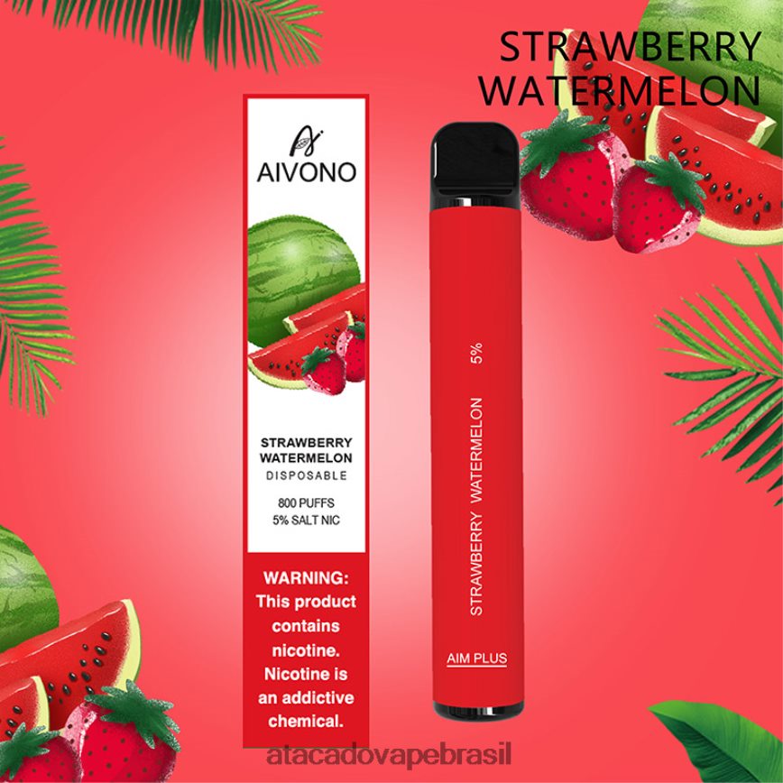 Aivono AIM PLUS 800 melancia morango - 4N686L196 Cigarro Eletronico Vape