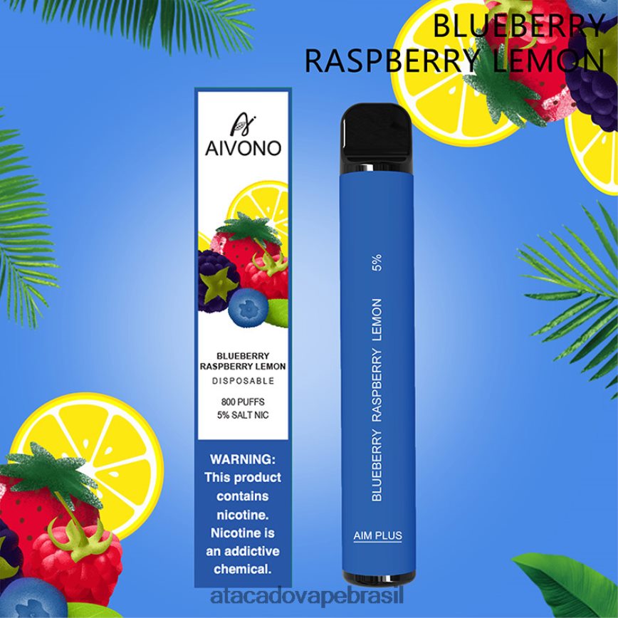 Aivono AIM PLUS 800 mirtilo framboesa limão - 4N686L173 Vape Cigarro Eletrônico Barato