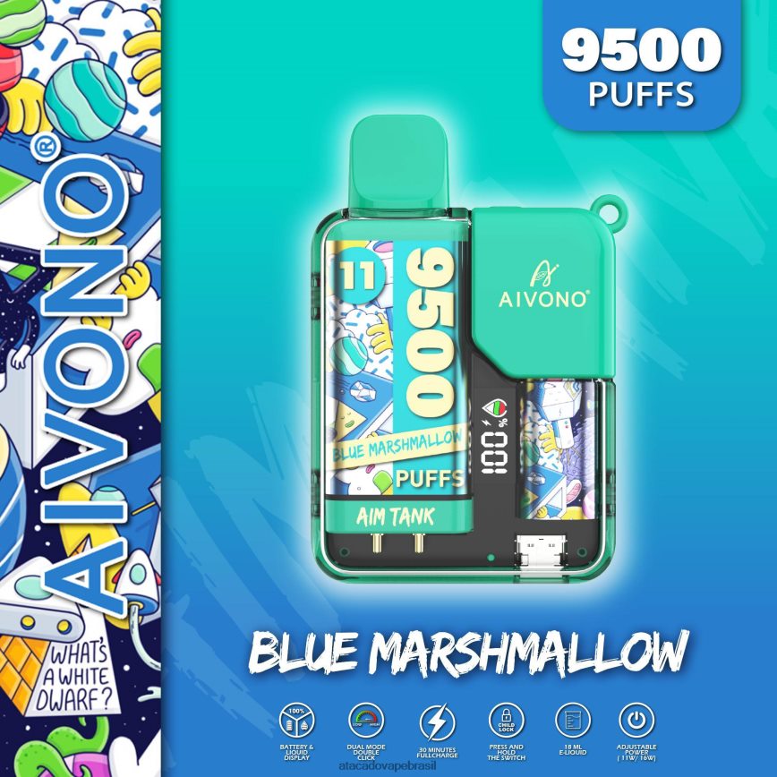 marshmallow azul
