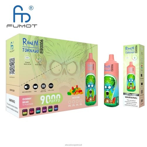 Grossiste Vape TF8H02 | RandM Tornado descartável 9.000 5%