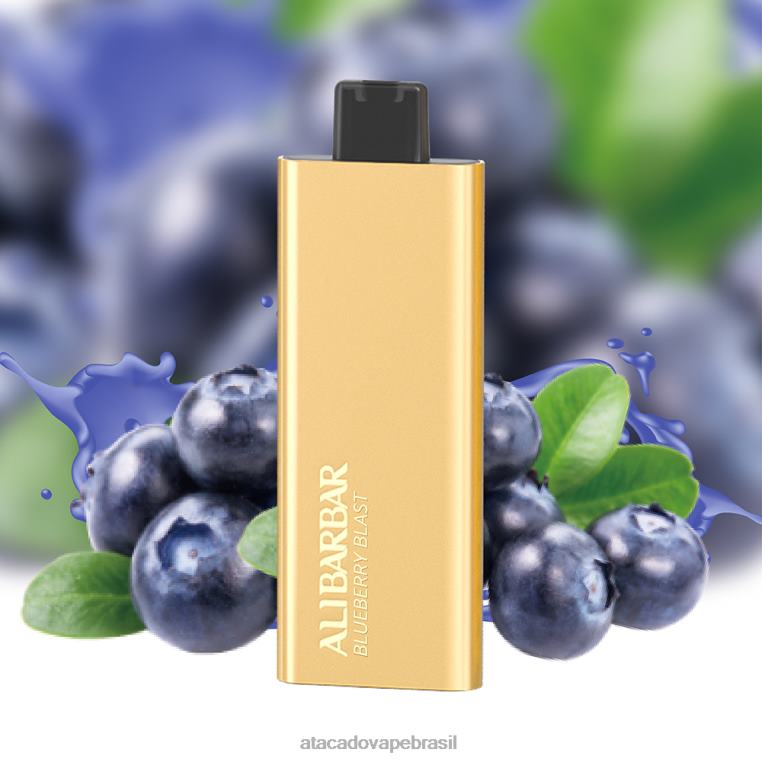 Atacado Vape Brasil 6J4B057 Alibarbar Pandora 7000 vapores descartáveis abacaxi kiwi