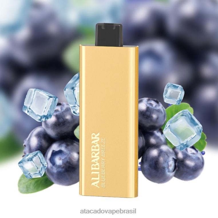 Atacado Vaporizador 6J4B051 Alibarbar Pandora 7000 vapores descartáveis brisa de mirtilo