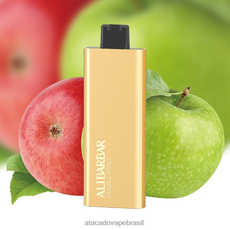 Grossiste Vape 6J4B066 Alibarbar Pandora 7000 vapores descartáveis maçã dupla