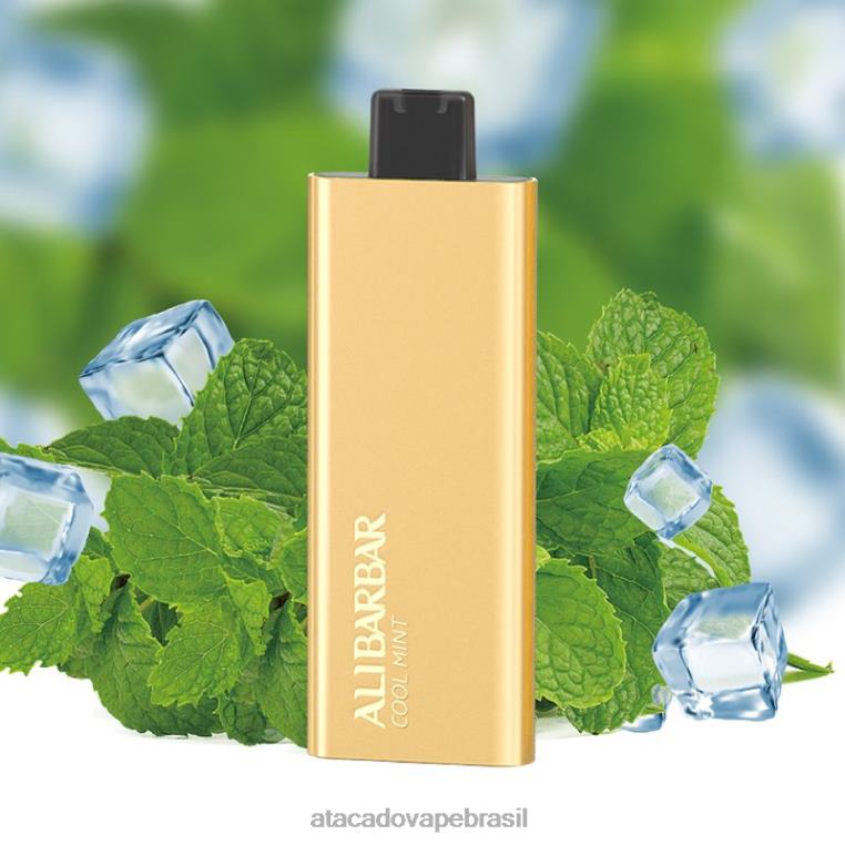 Vape Cigarro Eletrônico Barato 6J4B054 Alibarbar Pandora 7000 vapores descartáveis menta fresca