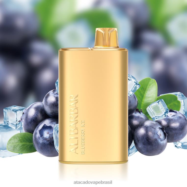 Atacado Vape Brasil 6J4B01 Alibarbar Rich 8.000 vapores descartáveis roleta de sabores