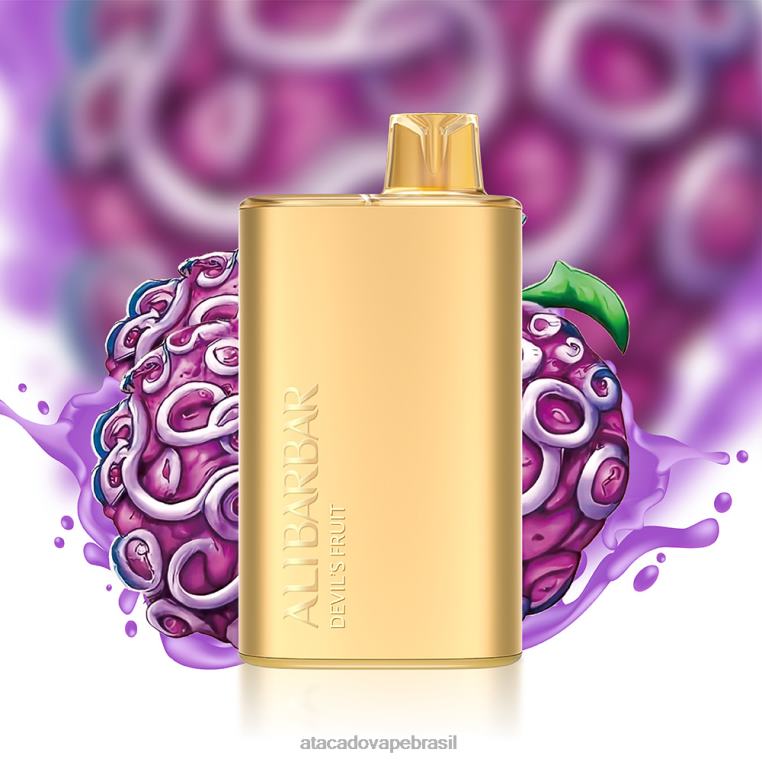 Atacado Vape Brasil 6J4B01 Alibarbar Rich 8.000 vapores descartáveis roleta de sabores