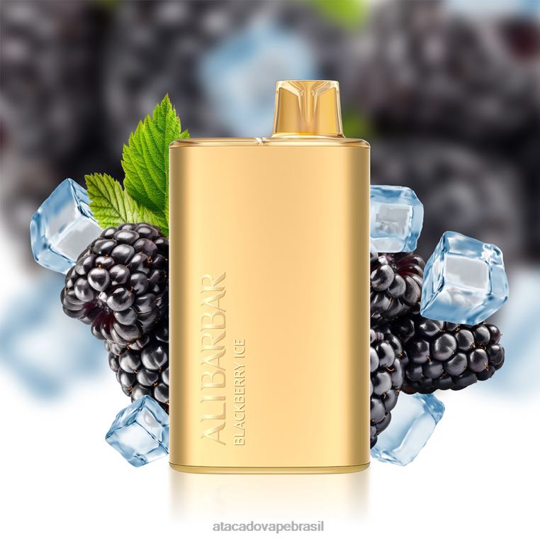 Cigarro Eletronico Vape 6J4B08 Alibarbar Rich 8.000 vapores descartáveis brisa de menta