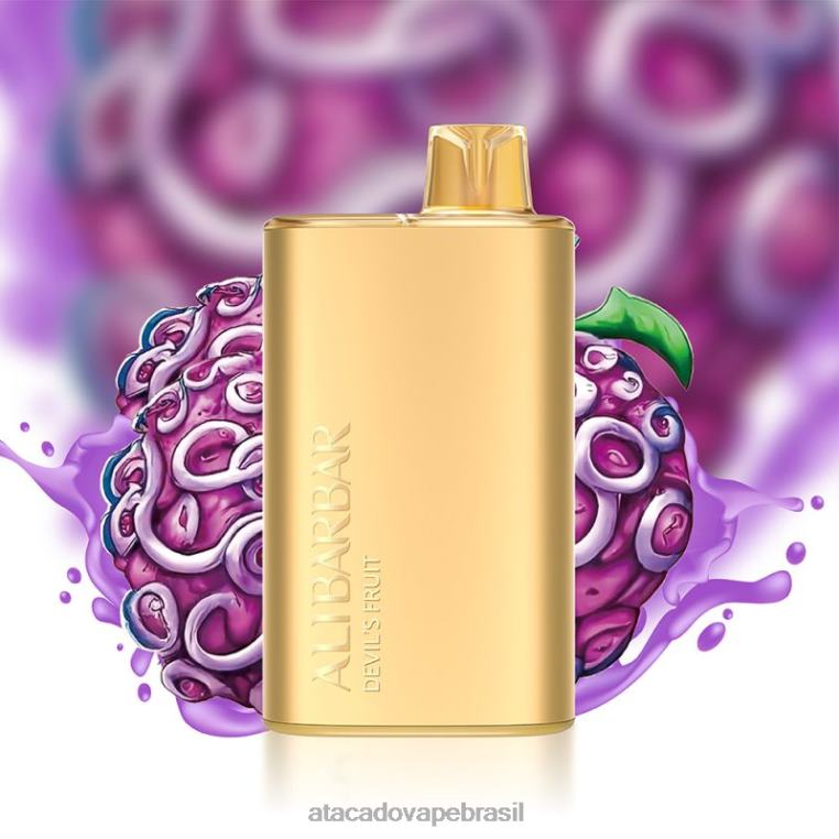 Vape Atacado Mercado Livre 6J4B04 Alibarbar Rich 8.000 vapores descartáveis fruta do diabo