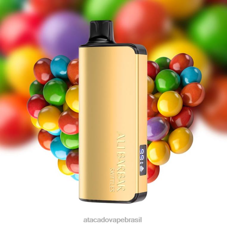 Atacado Vape Brasil 6J4B041 Alibarbar Ingot 20.000 vapores descartáveis doce arco-íris