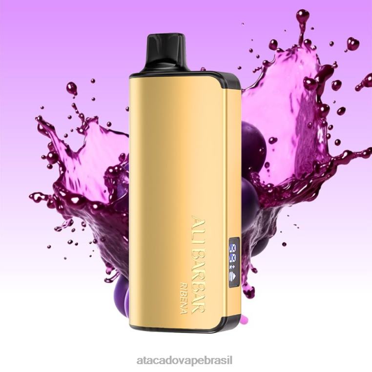 Grossiste Vape 6J4B042 Alibarbar Ingot 20.000 vapores descartáveis ribena