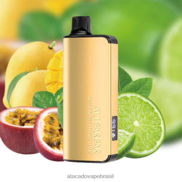 Vape Cigarro Eletronico Comprar 6J4B039 Alibarbar Ingot 20.000 vapores descartáveis maracujá manga limão